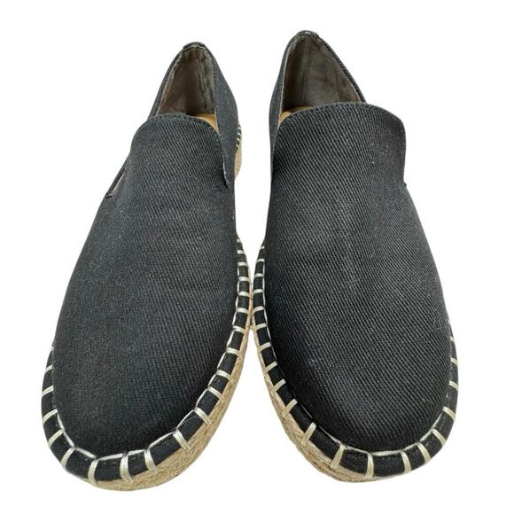 NWOT Joie Cara Espadrille Slip On Shoes in Black Canvas 8M - Picture 10 of 13